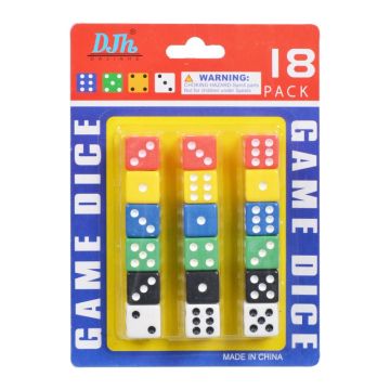 Комплект цветни зарчета