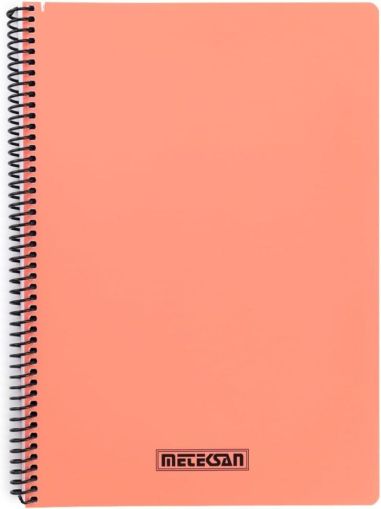 Тетрадка 80 листа А4 офсет, широки редове със спирала ПВЦ - KARINA PASTEL