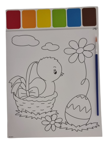 Комплек картини за оцветяване Великден