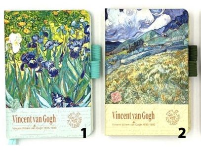 Тефтер с място за химикал А6 - Van Gogh