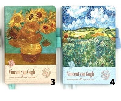 Тефтер с място за химикал А6 - Van Gogh