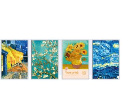 Тефтер с лепенка А6 - Van Gogh