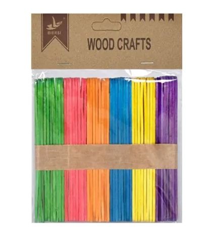 Цветни дървени пръчки 