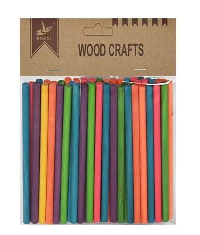Цветни дървени пръчици