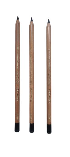 Сух пастел в молив - Черен