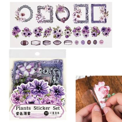 Стикери за декорация - Цветя и рамки