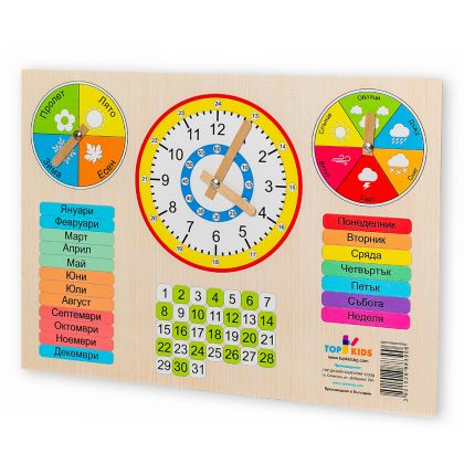 Образователно табло Часовник