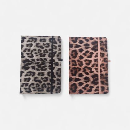 Тефтер с ластик А5 - Леопард