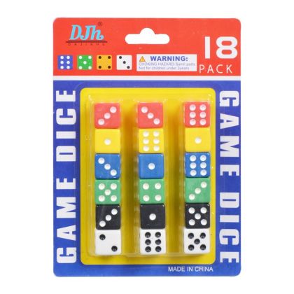 Комплект цветни зарчета