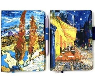 Тефтер с място за химикал А5 - Van Gogh