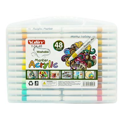 Комплект акрилни маркери 48 цвята