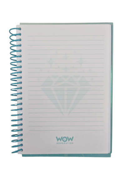 Тефтер А5 с твърди корици WOW Generation