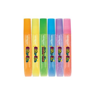 Комплект светещо лепило с брокат 6 цвята