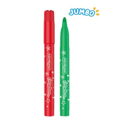 Флумастери 12 цвята Джъмбо