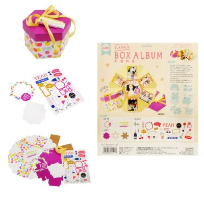 Kрафт комплект за "Скрапбукинг - Картичка в кутия"