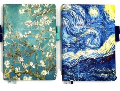 Тефтер с място за химикал А6 - Van Gogh