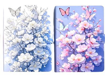 Тефтер с магнит A5 - Цветя