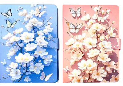 Тефтер с магнит A5 - Цветя