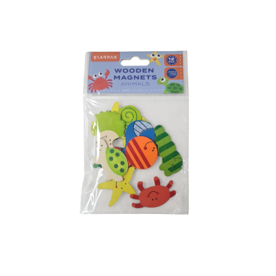 Дървени магнити животни
