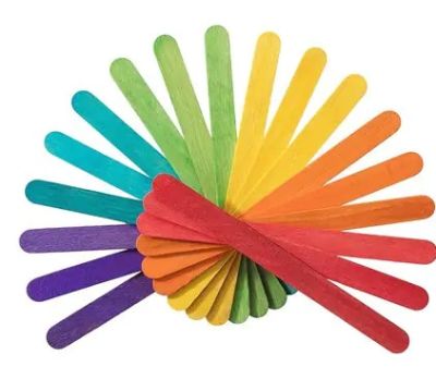 Цветни дървени пръчки 