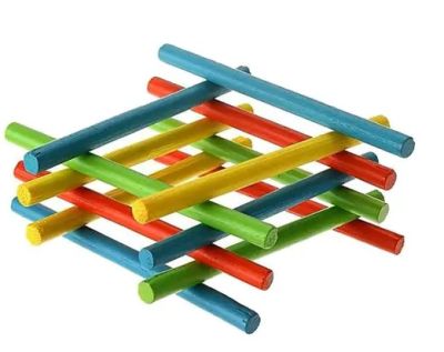 Цветни дървени пръчици