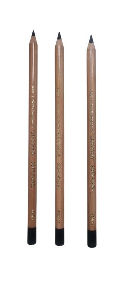 Сух пастел в молив - Черен