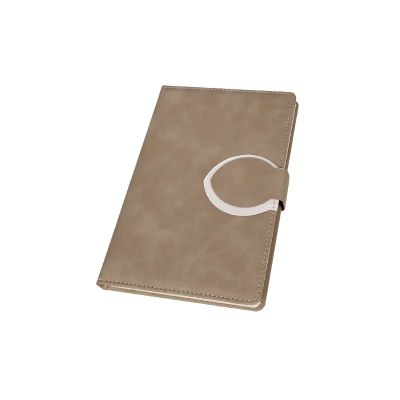 Кожен тефтер с магнит 96 листа