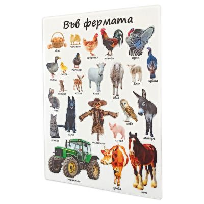 20 образователни табла Моите първи думички