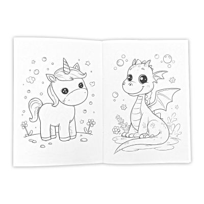 Книжка за оцветяване - Еднорози