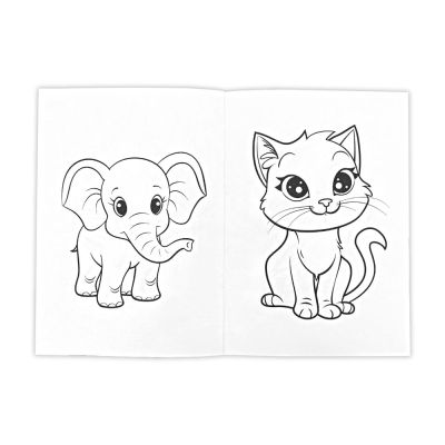 Книжка за оцветяване - Животни