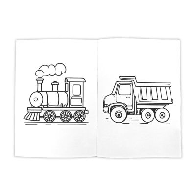 Книжка за оцветяване - Превозни средства