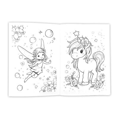 Книжка за оцветяване - Принцеси и приказни герои