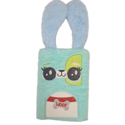 Плюшен тефтер с уши