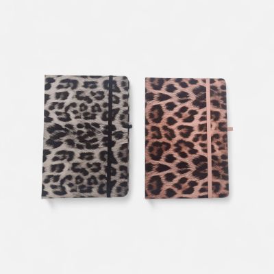 Тефтер с ластик А5 - Леопард