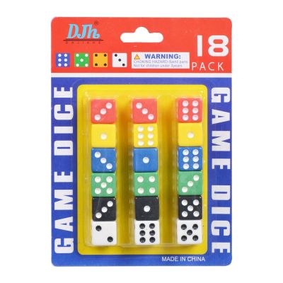 Комплект цветни зарчета