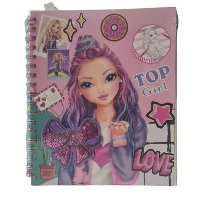 Книжка за оцветяване + стикери Top Girl