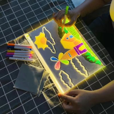 Дъска за писане и рисуване с LED светлини
