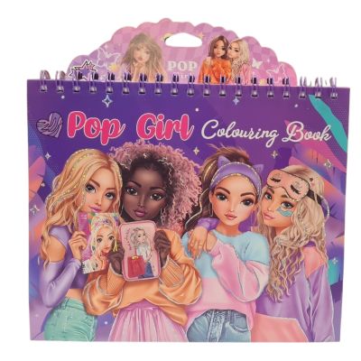 Книжка за оцветяване със стикери Pop Girl