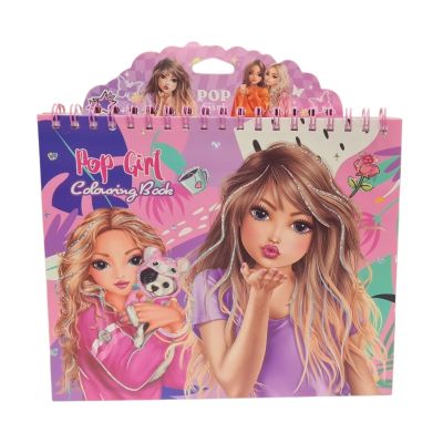 Книжка за оцветяване със стикери Pop Girl